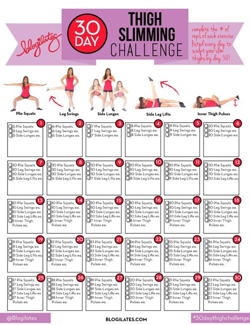 30 day exercise discount challenges