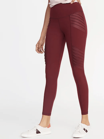 Women Leggings Old Navy Go Dry High Rise Elevate 7/8 Ankle Rose