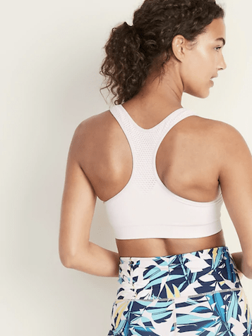 Old Navy Mesh-Trim Racerback Sports Bra for Girls