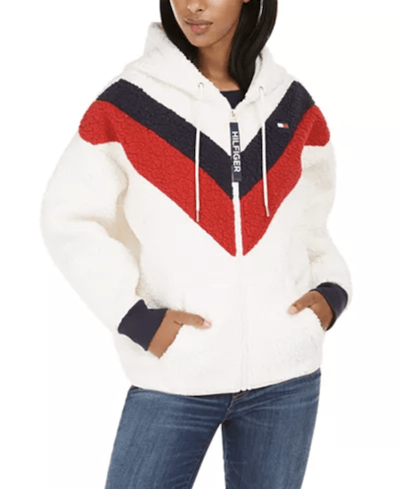 tommy hilfiger fluffy hoodie