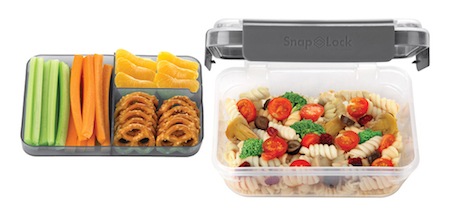 FineDine Dual Compartment Insulated Lunch Bag with Glass Meal Prep  Containers - 5-Piece Lunch Box with Containers & Ice Pack - 100%