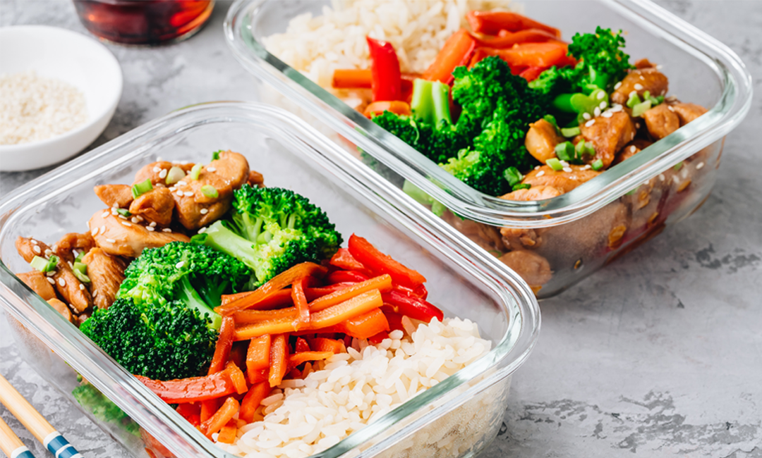 Chicken Avocado Rice Meal Prep Bowls - Smile Sandwich